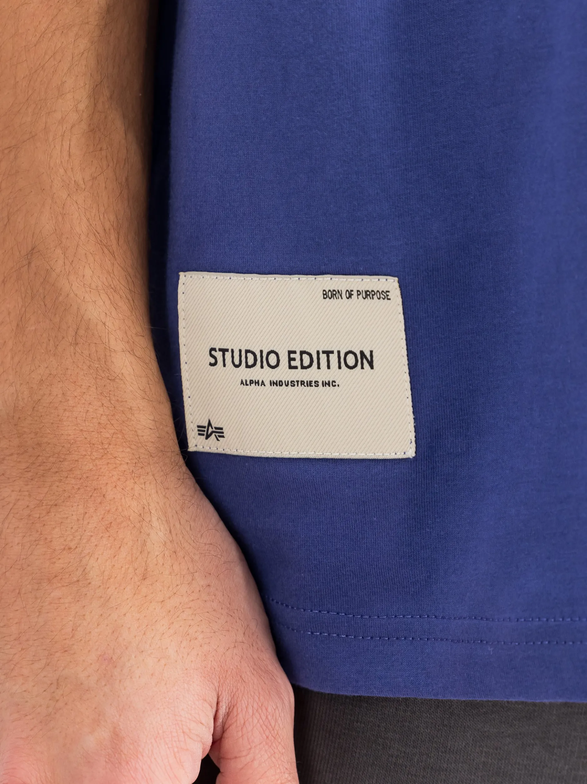 Alpha Industries Herren T-Shirt in purple
