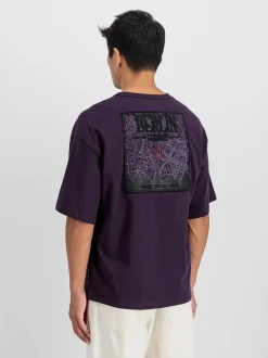 Alpha Industries Herren T-Shirt in lila