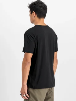 Alpha Industries Herren T-Shirt in schwarz