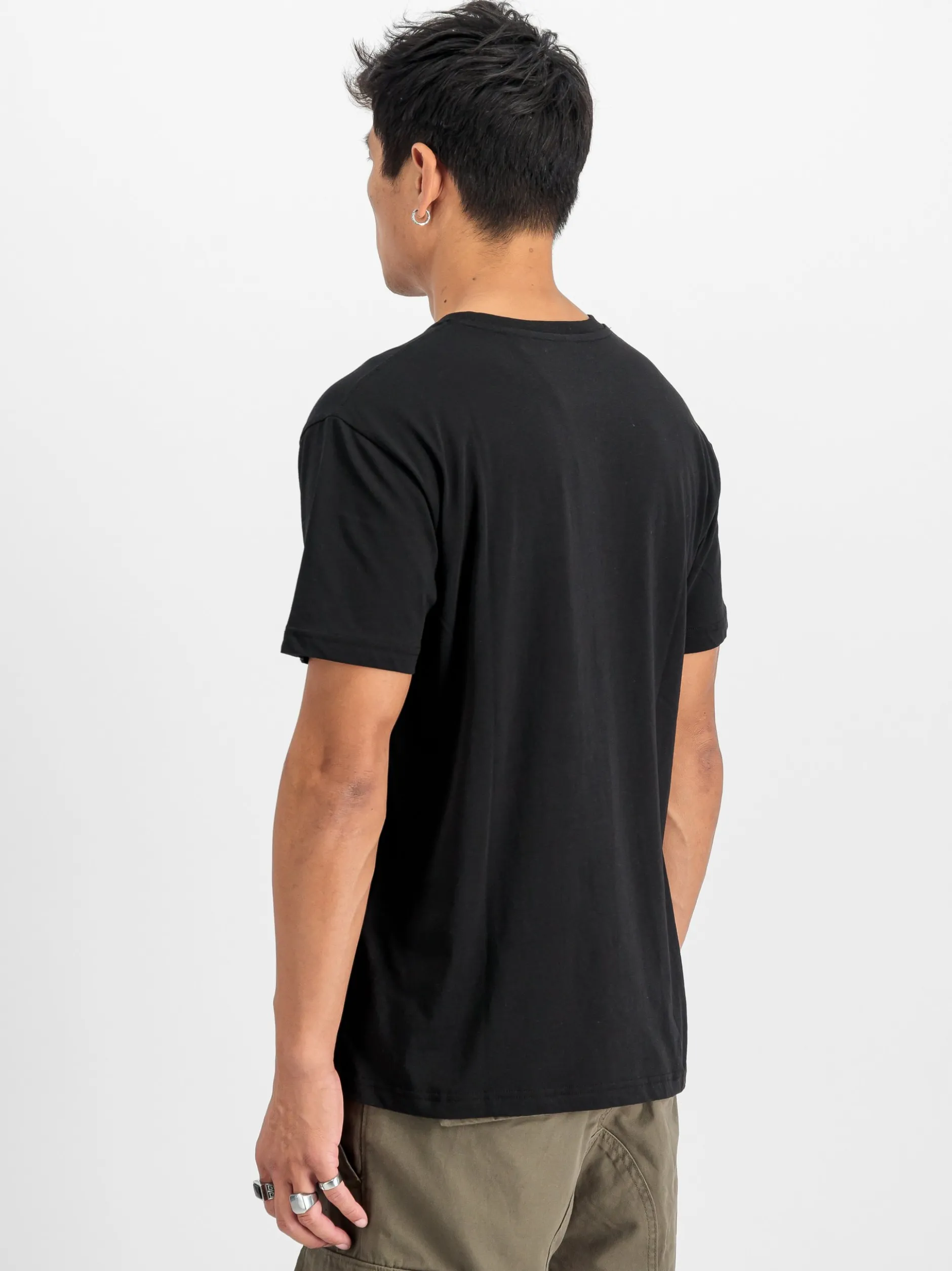 Alpha Industries Herren T-Shirt in schwarz