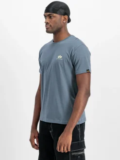 Alpha Industries Herren T-Shirt in blue stone