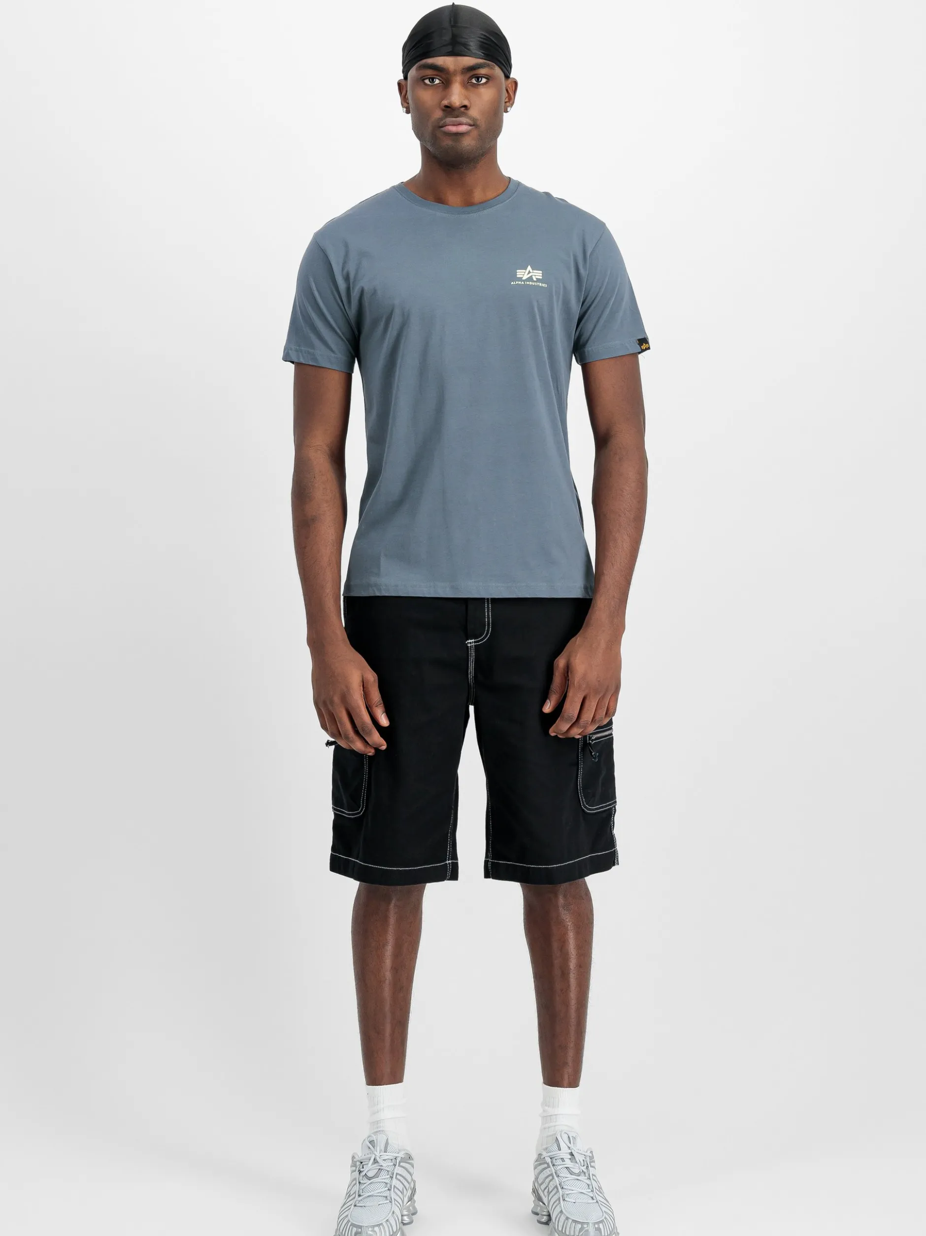 Alpha Industries Herren T-Shirt in blue stone