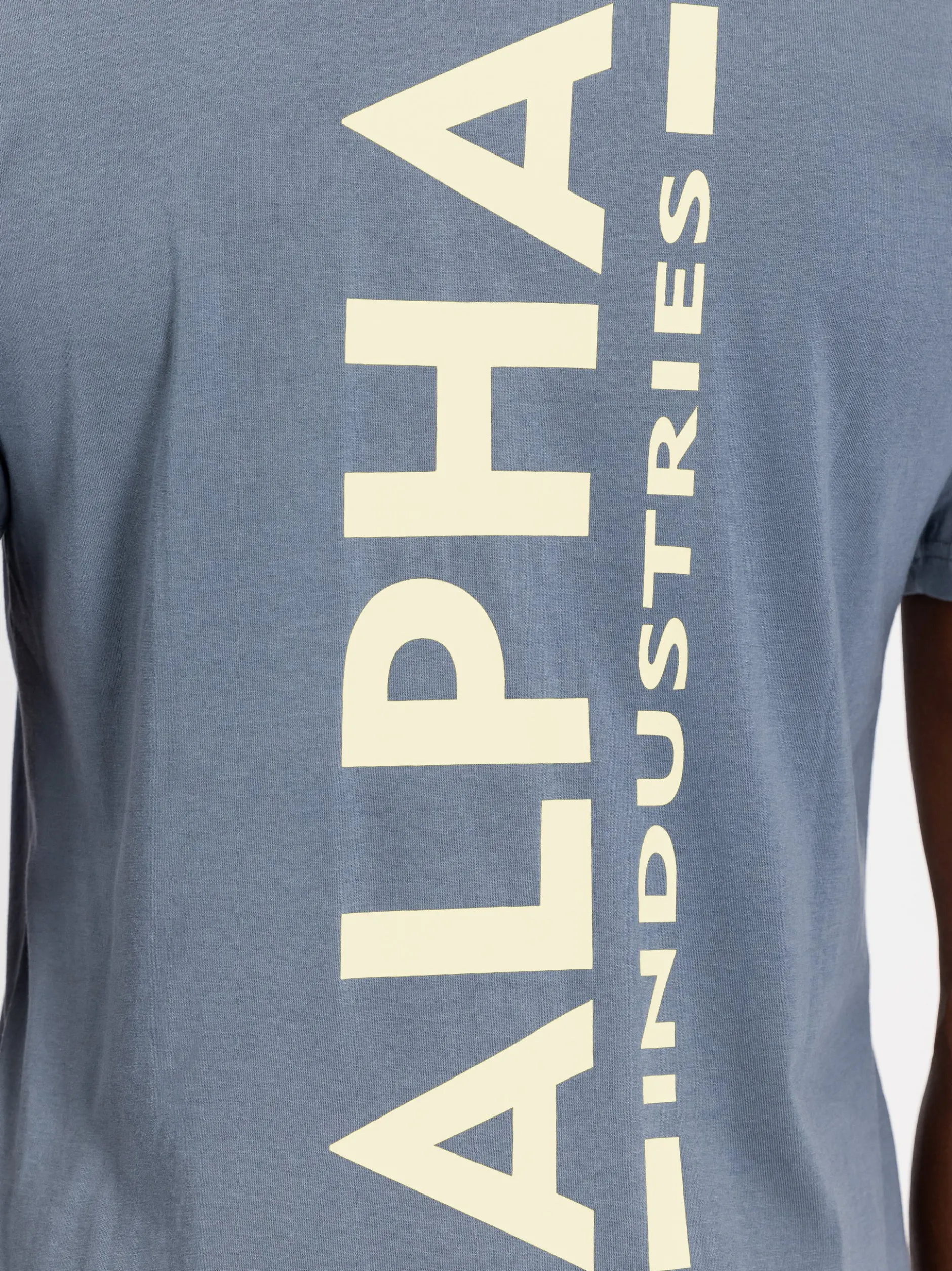 Alpha Industries Herren T-Shirt in blue stone