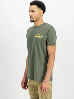 Alpha Industries Herren T-Shirt in oliv