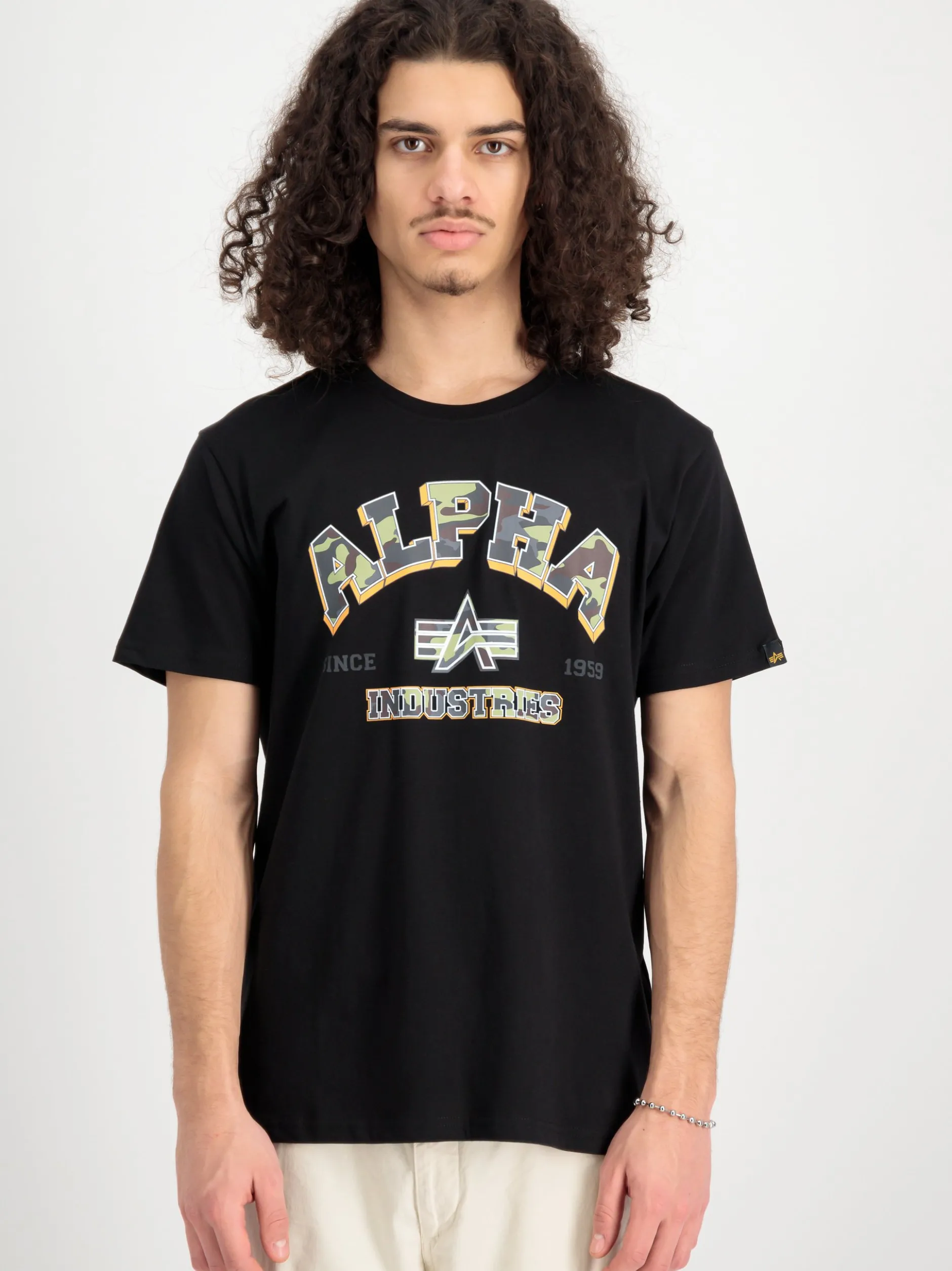 Alpha Industries Herren T-Shirt in schwarz