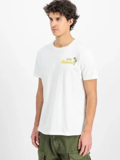 Alpha Industries Herren T-Shirt in weiß