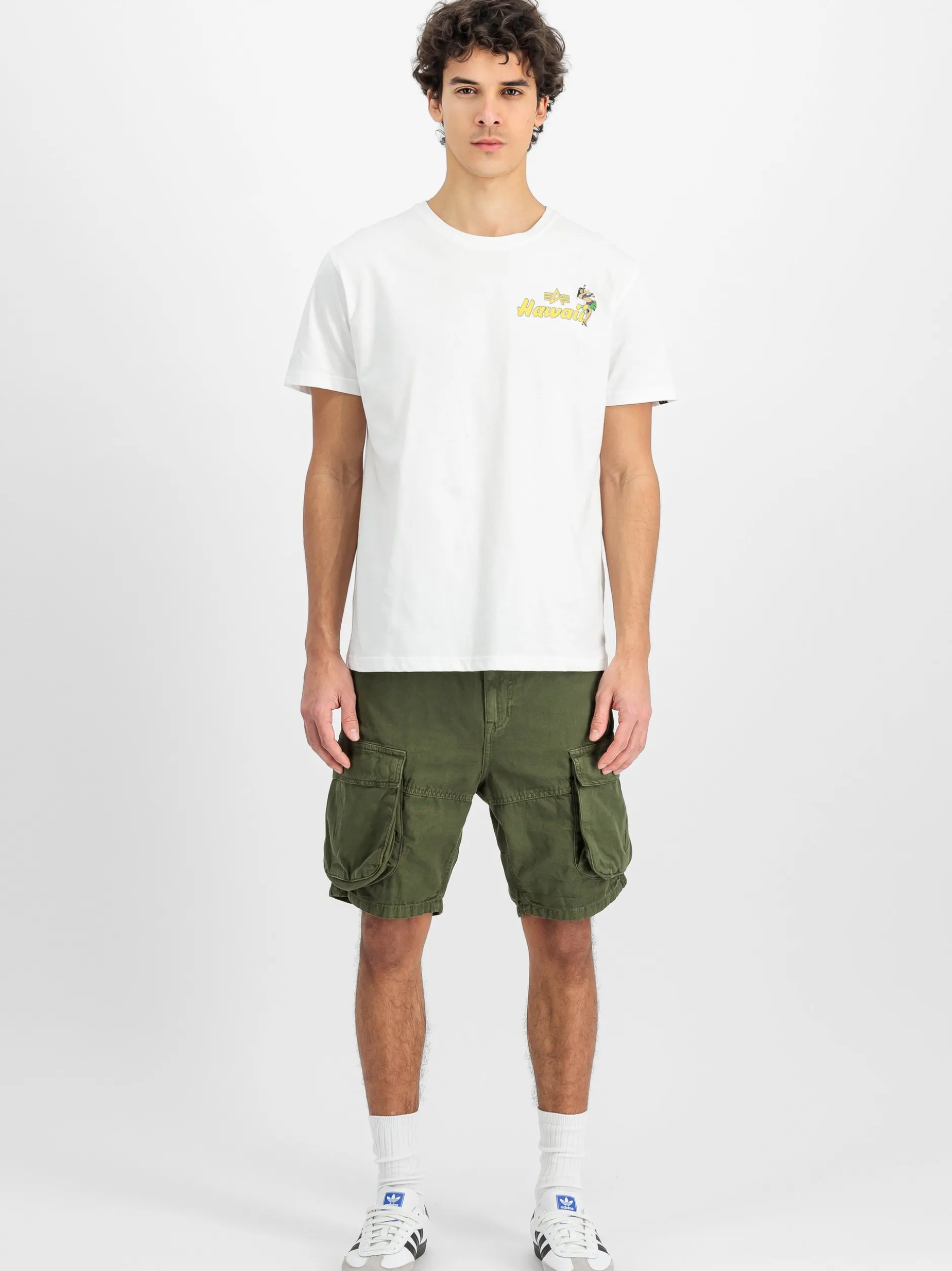 Alpha Industries Herren T-Shirt in weiß