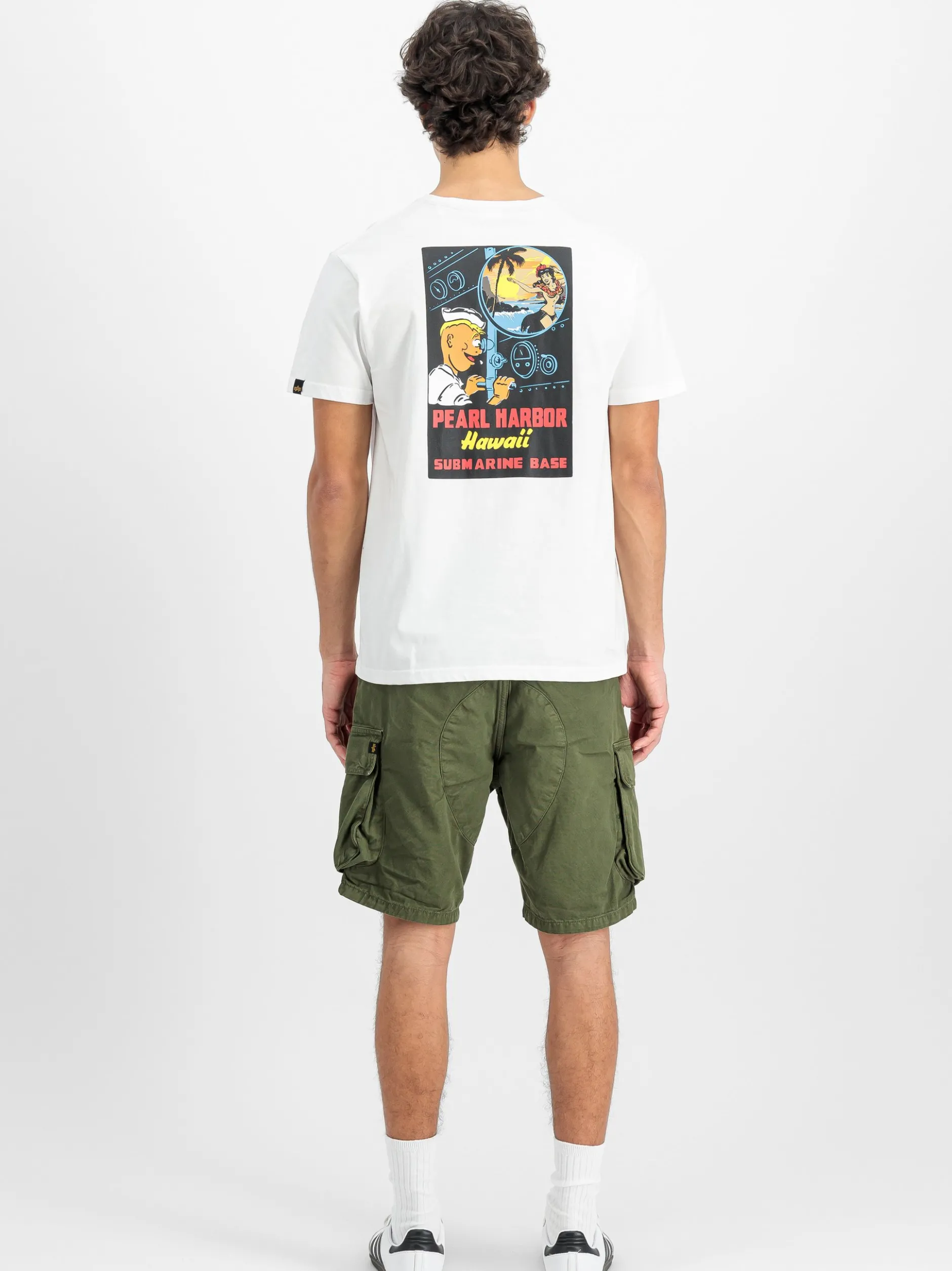 Alpha Industries Herren T-Shirt in weiß
