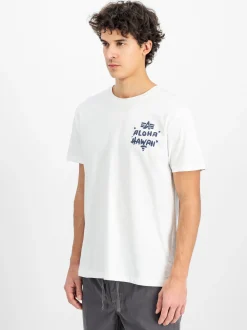 Alpha Industries Herren T-Shirt in weiß
