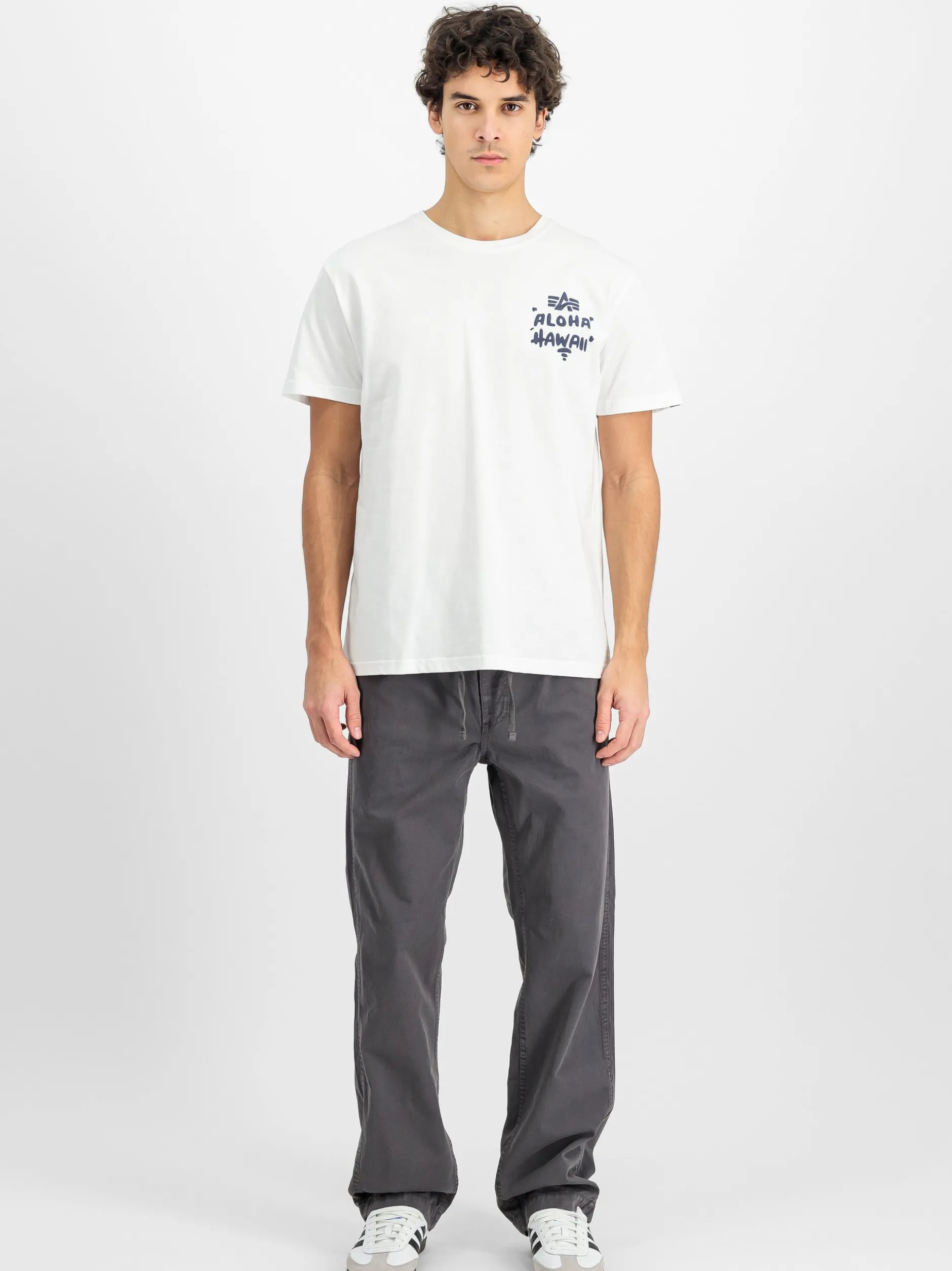 Alpha Industries Herren T-Shirt in weiß