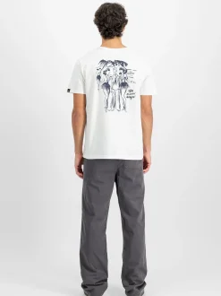 Alpha Industries Herren T-Shirt in weiß