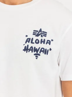 Alpha Industries Herren T-Shirt in weiß