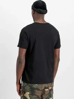 Alpha Industries Herren T-Shirt in schwarz