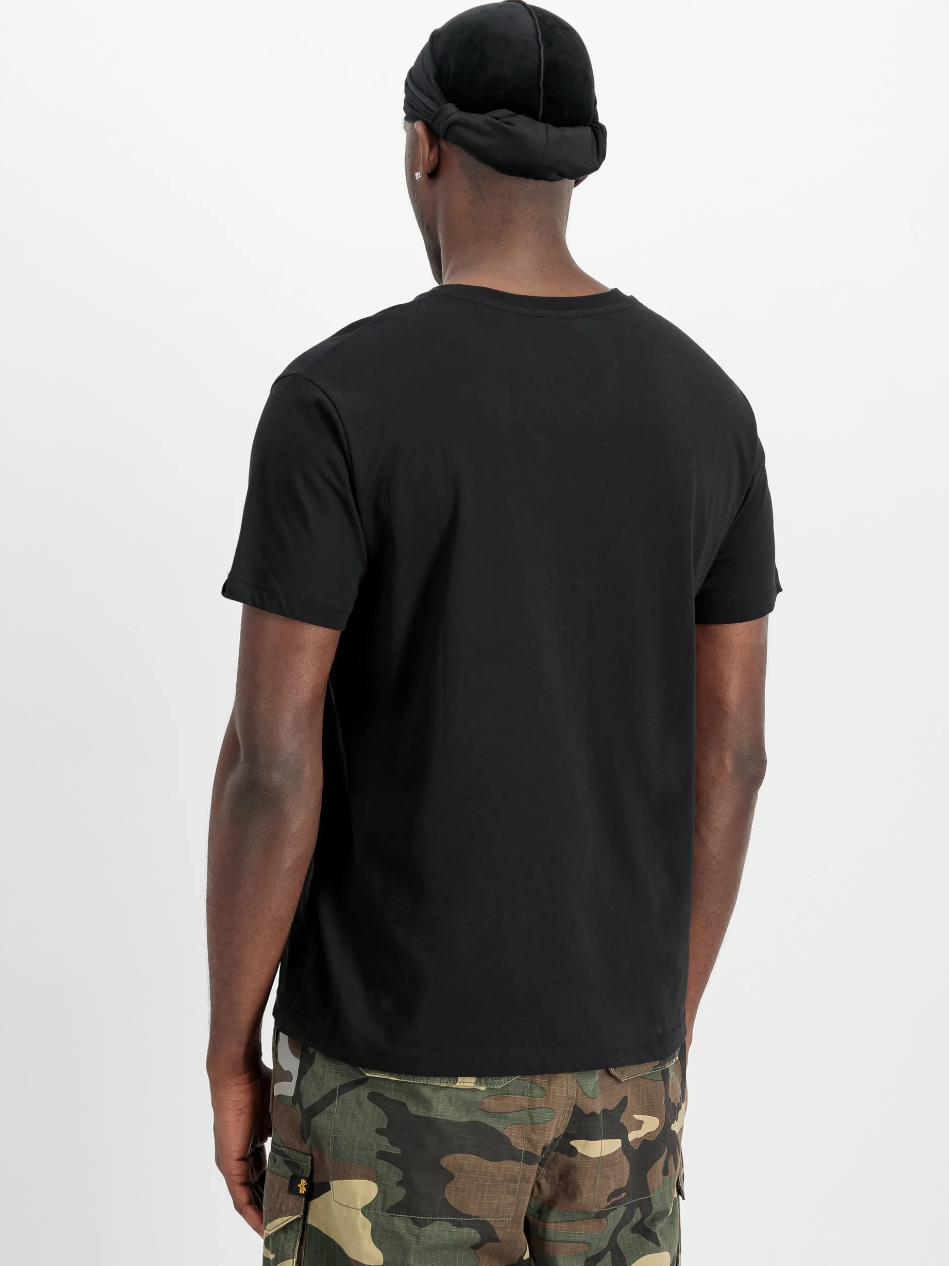 Alpha Industries Herren T-Shirt in schwarz
