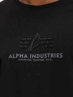Alpha Industries Herren T-Shirt in schwarz