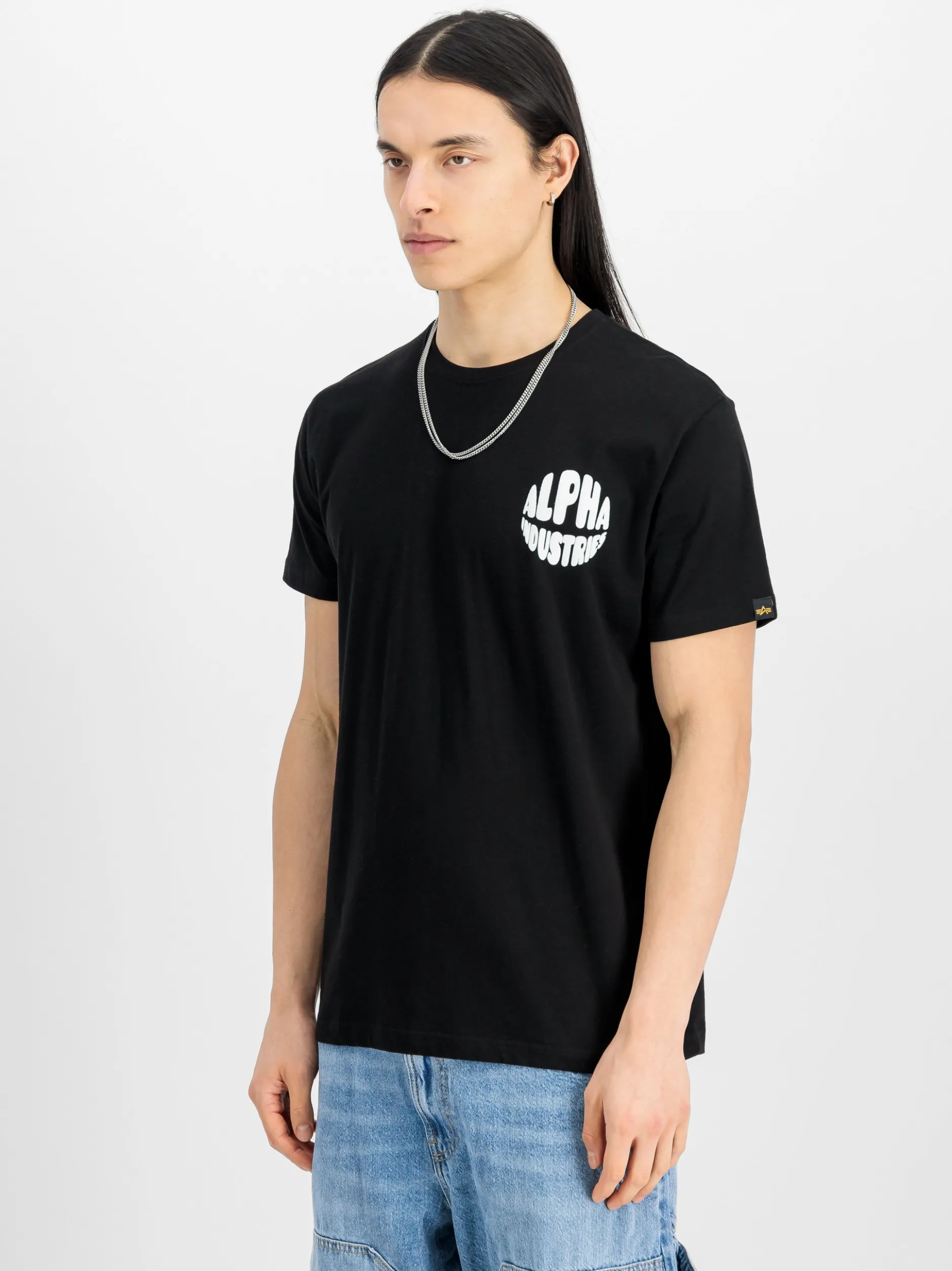 Alpha Industries Herren T-Shirt in schwarz