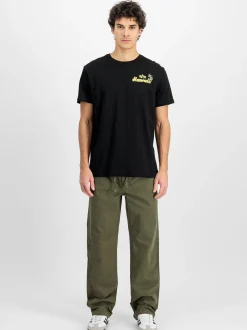 Alpha Industries Herren T-Shirt in schwarz
