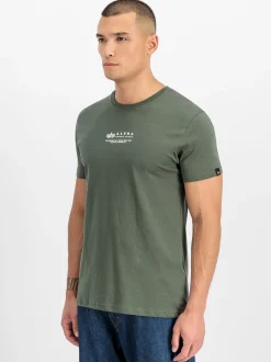 Alpha Industries Herren T-Shirt in oliv