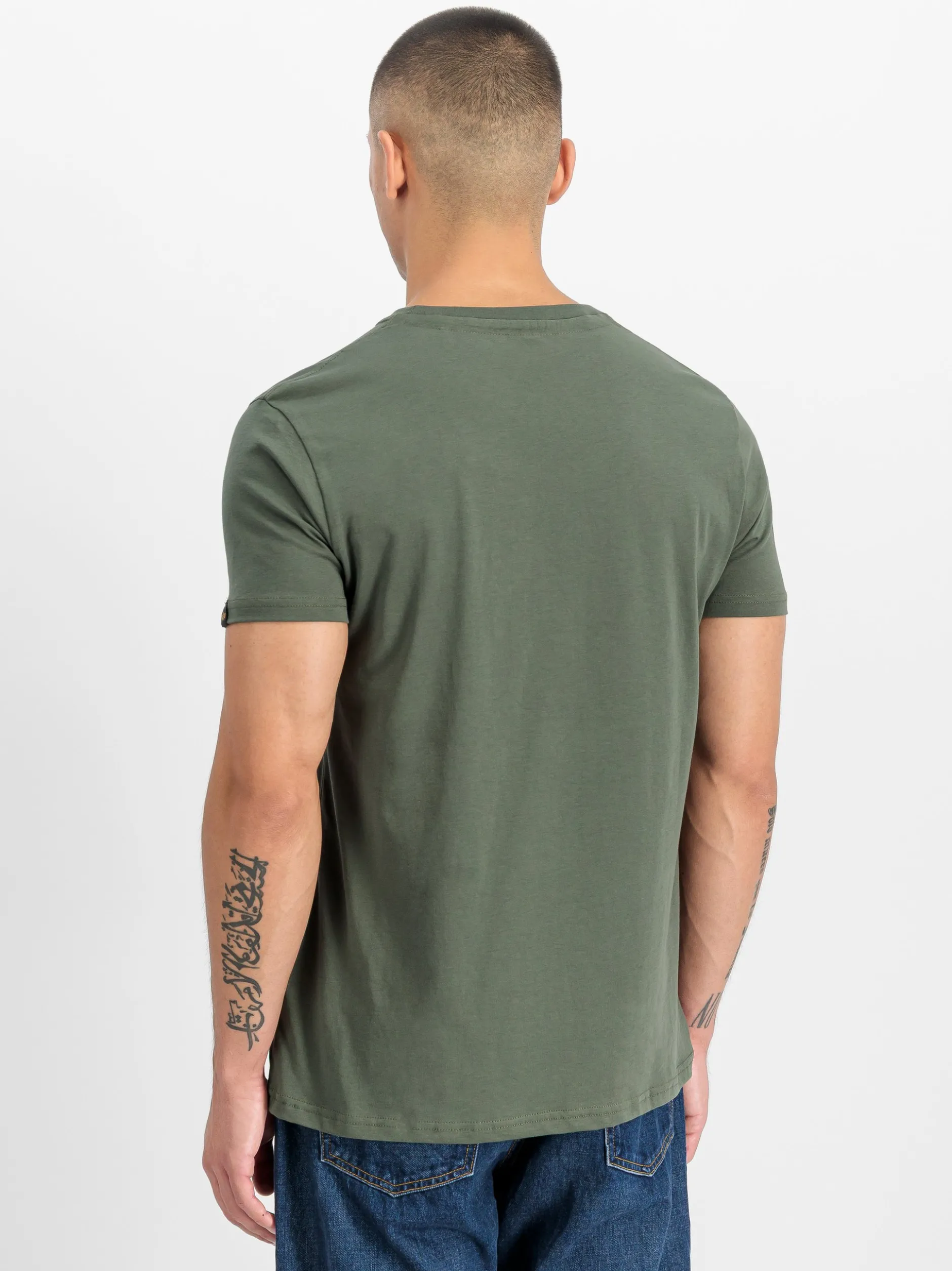 Alpha Industries Herren T-Shirt in oliv