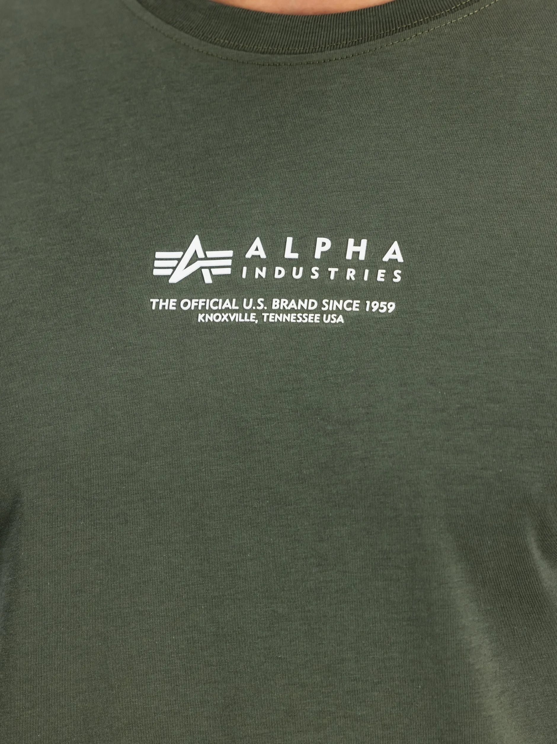 Alpha Industries Herren T-Shirt in oliv