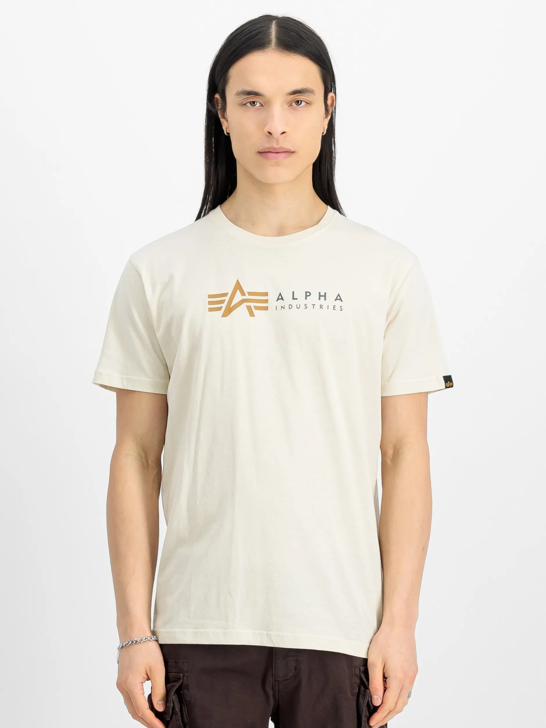 Alpha Industries Herren T-Shirt in sand