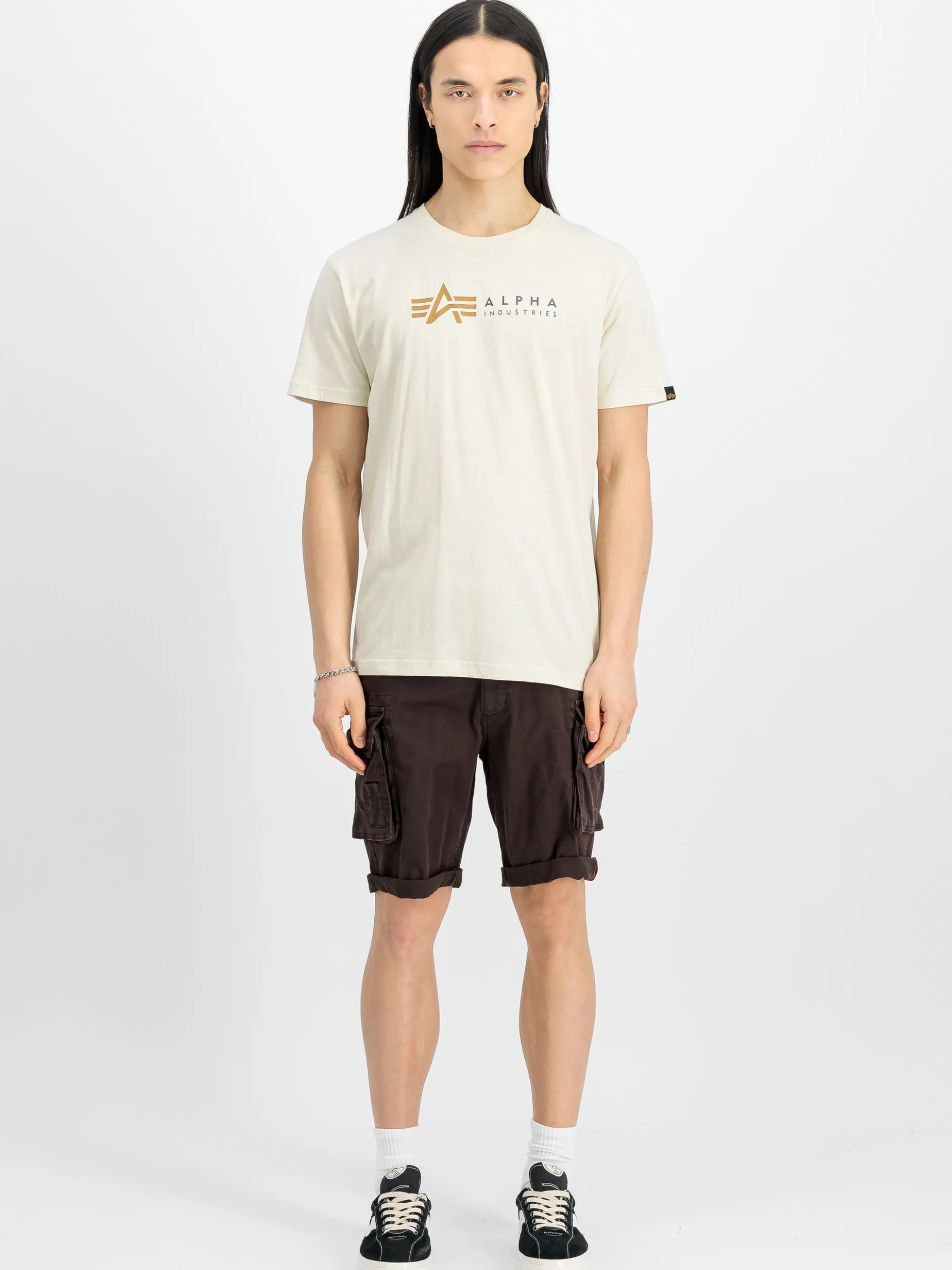 Alpha Industries Herren T-Shirt in sand