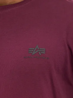 Alpha Industries Herren T-Shirt in bordeaux