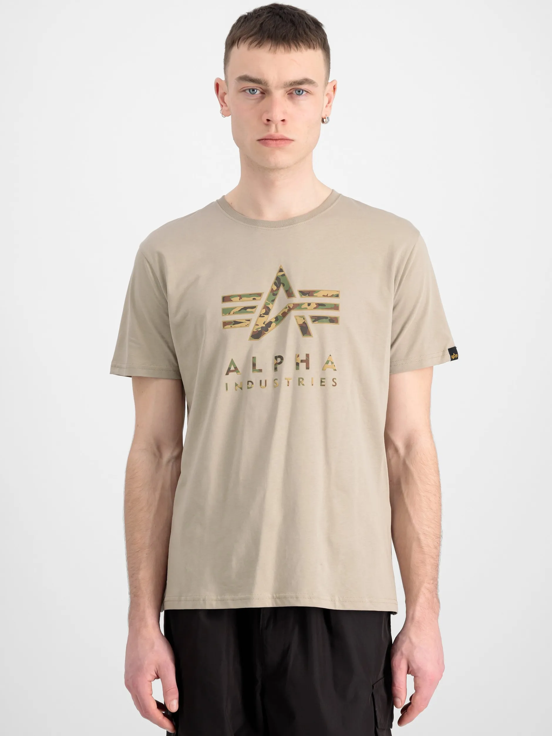 Alpha Industries Herren T-Shirt in sand