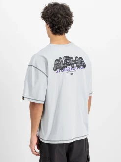 Alpha Industries Herren T-Shirt in blau