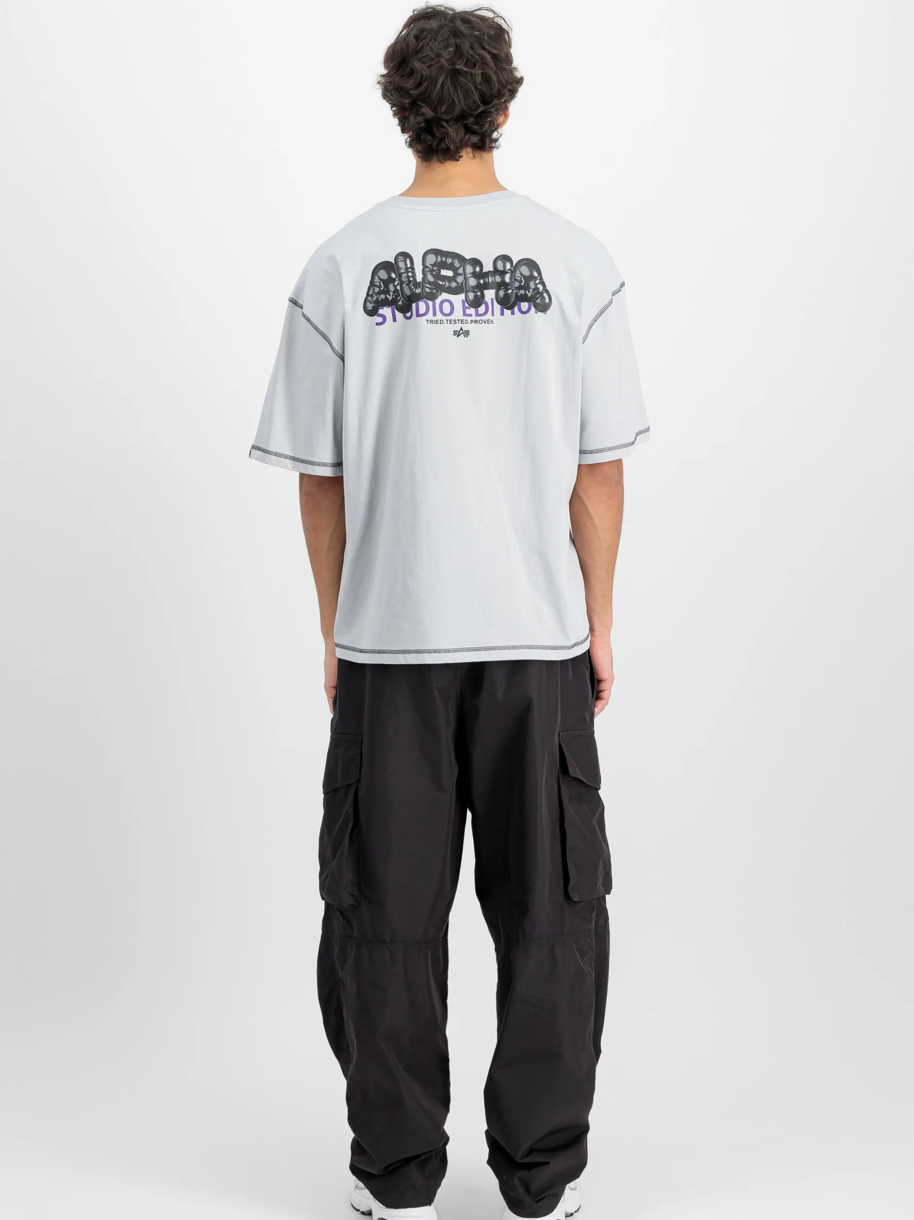 Alpha Industries Herren T-Shirt in blau