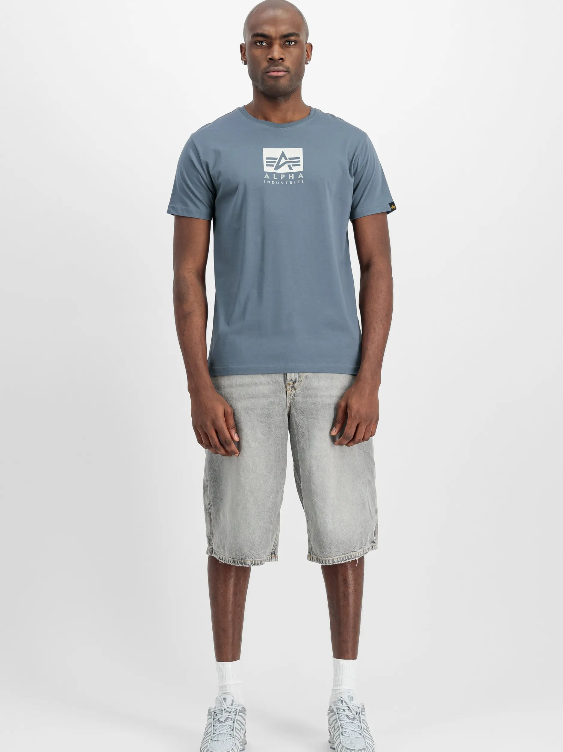 Alpha Industries Herren T-Shirt in denim