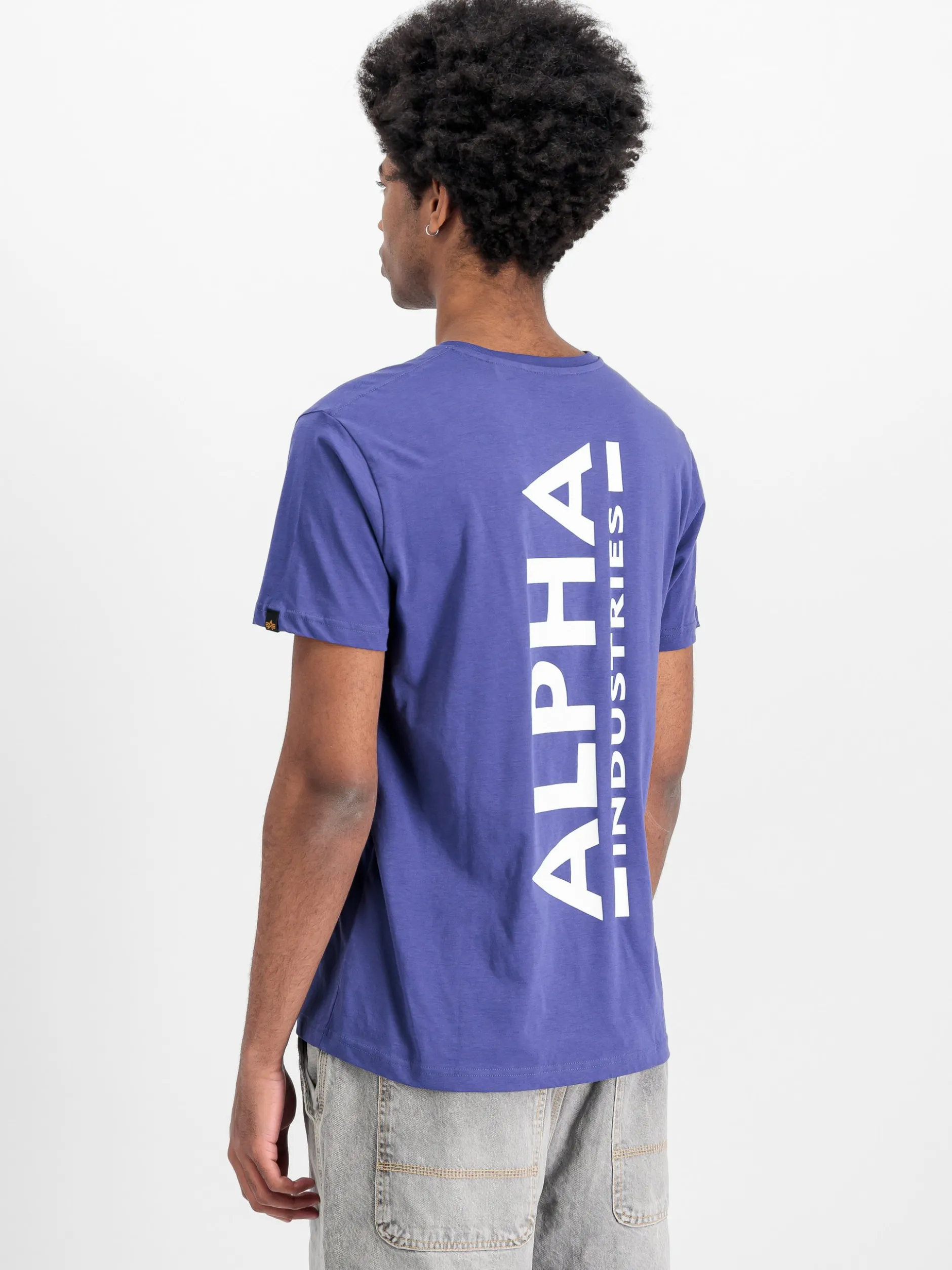 Alpha Industries Herren T-Shirt in purple