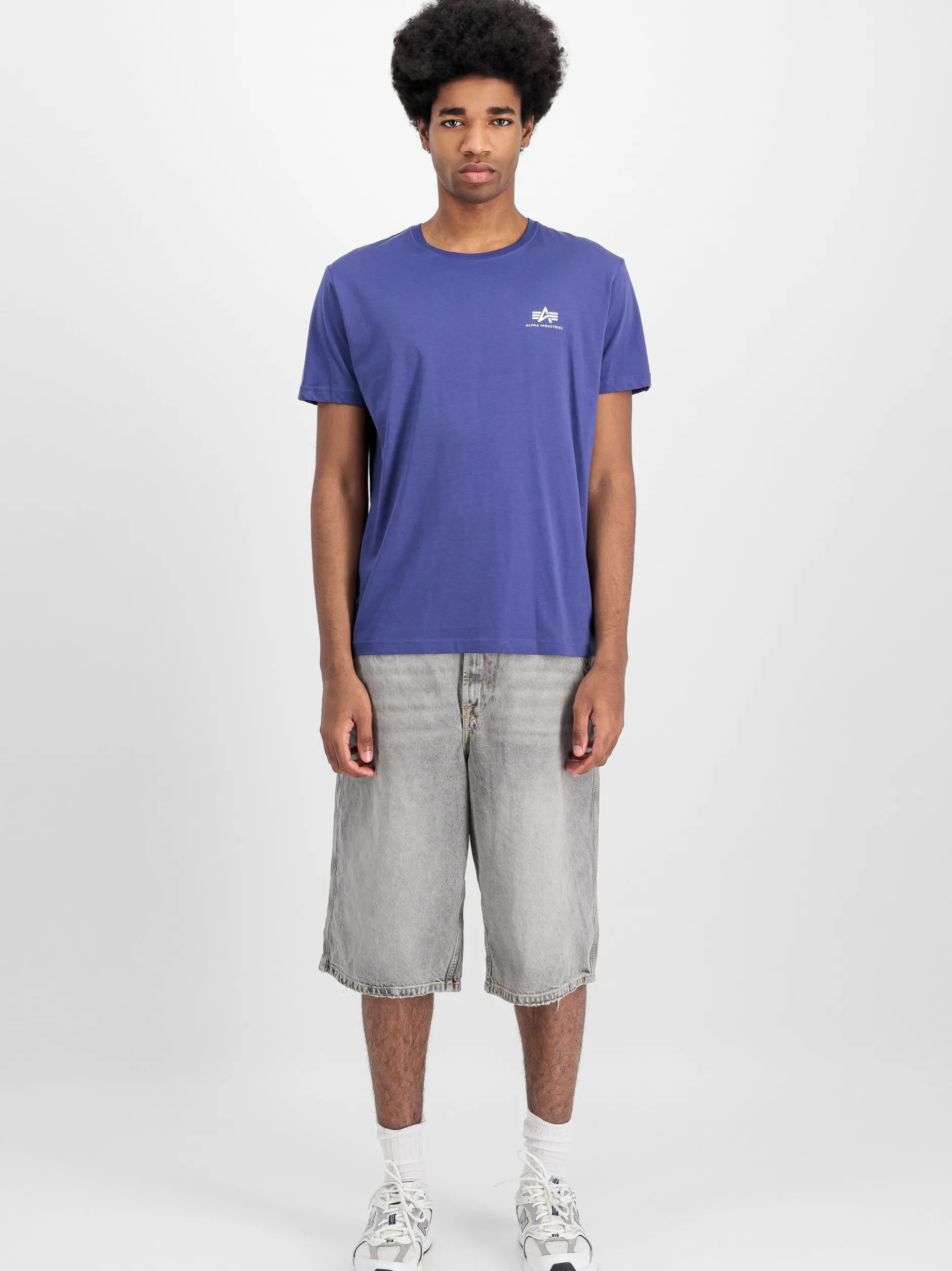 Alpha Industries Herren T-Shirt in purple