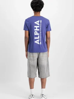 Alpha Industries Herren T-Shirt in purple
