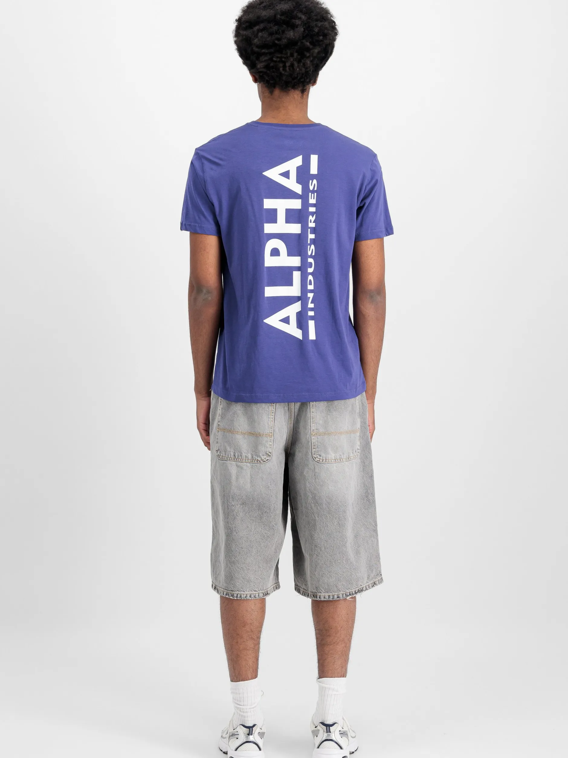Alpha Industries Herren T-Shirt in purple