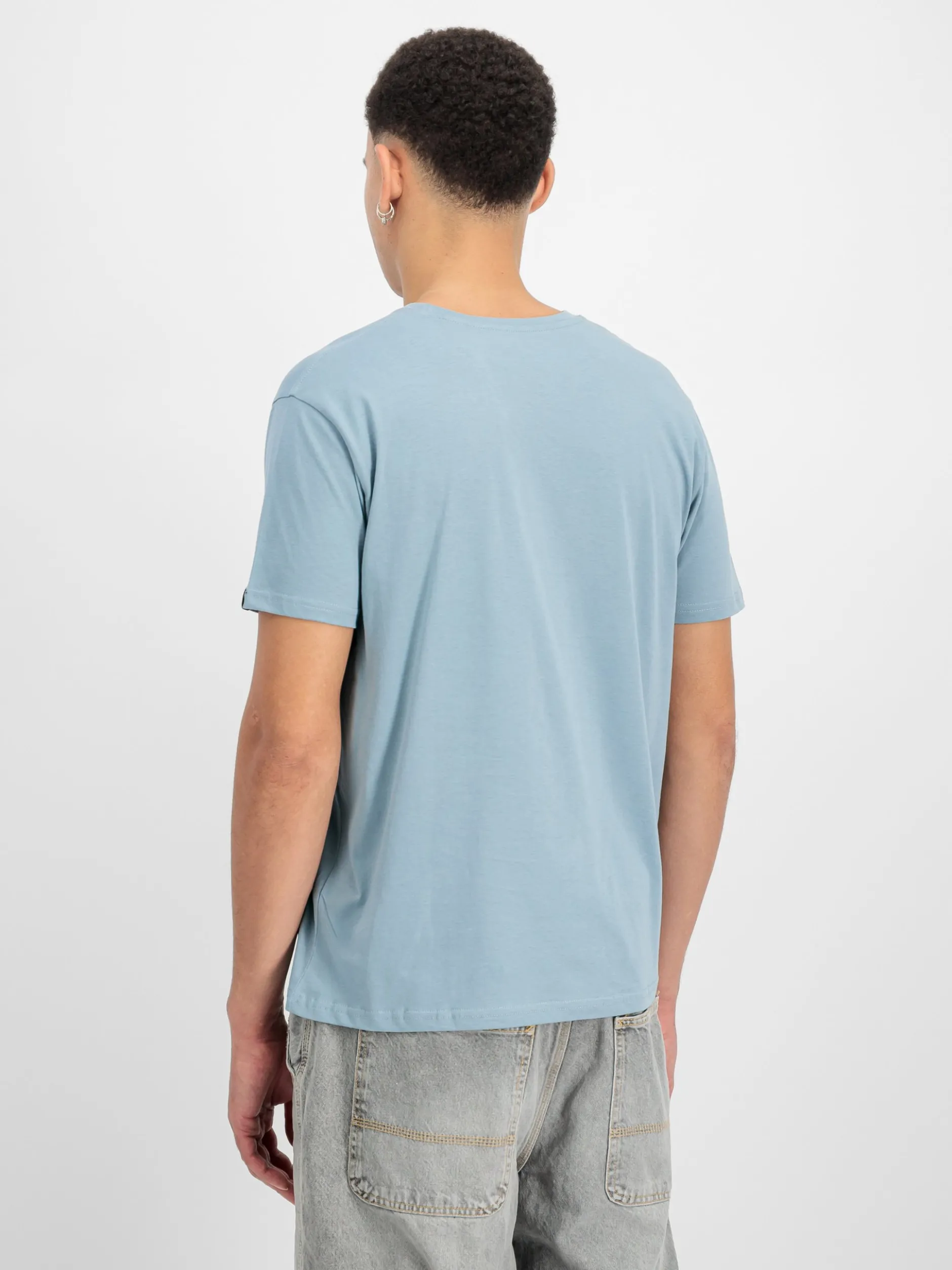 Alpha Industries Herren T-Shirt in blue stone