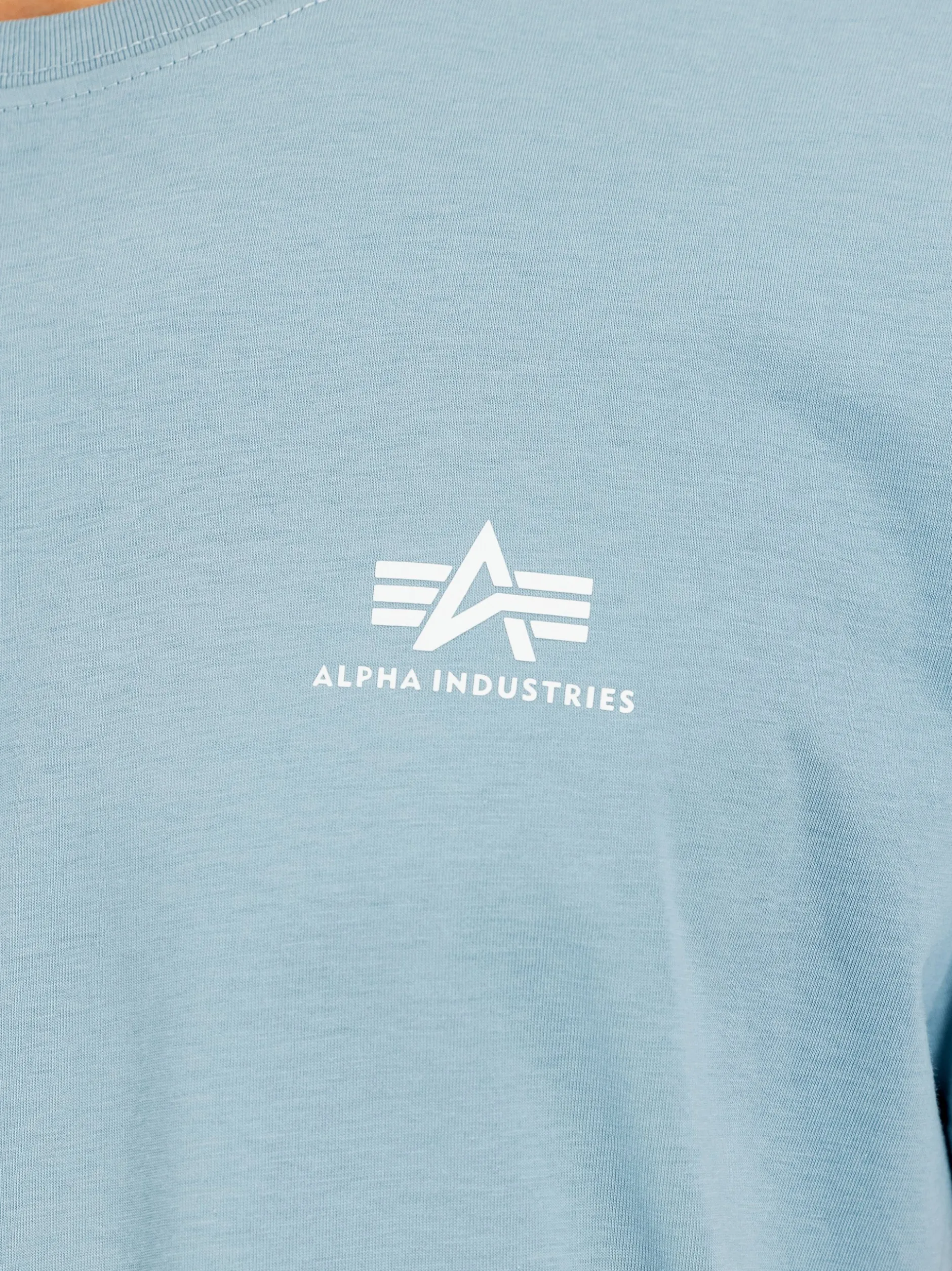 Alpha Industries Herren T-Shirt in blue stone