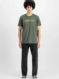 Alpha Industries Herren T-Shirt in oliv