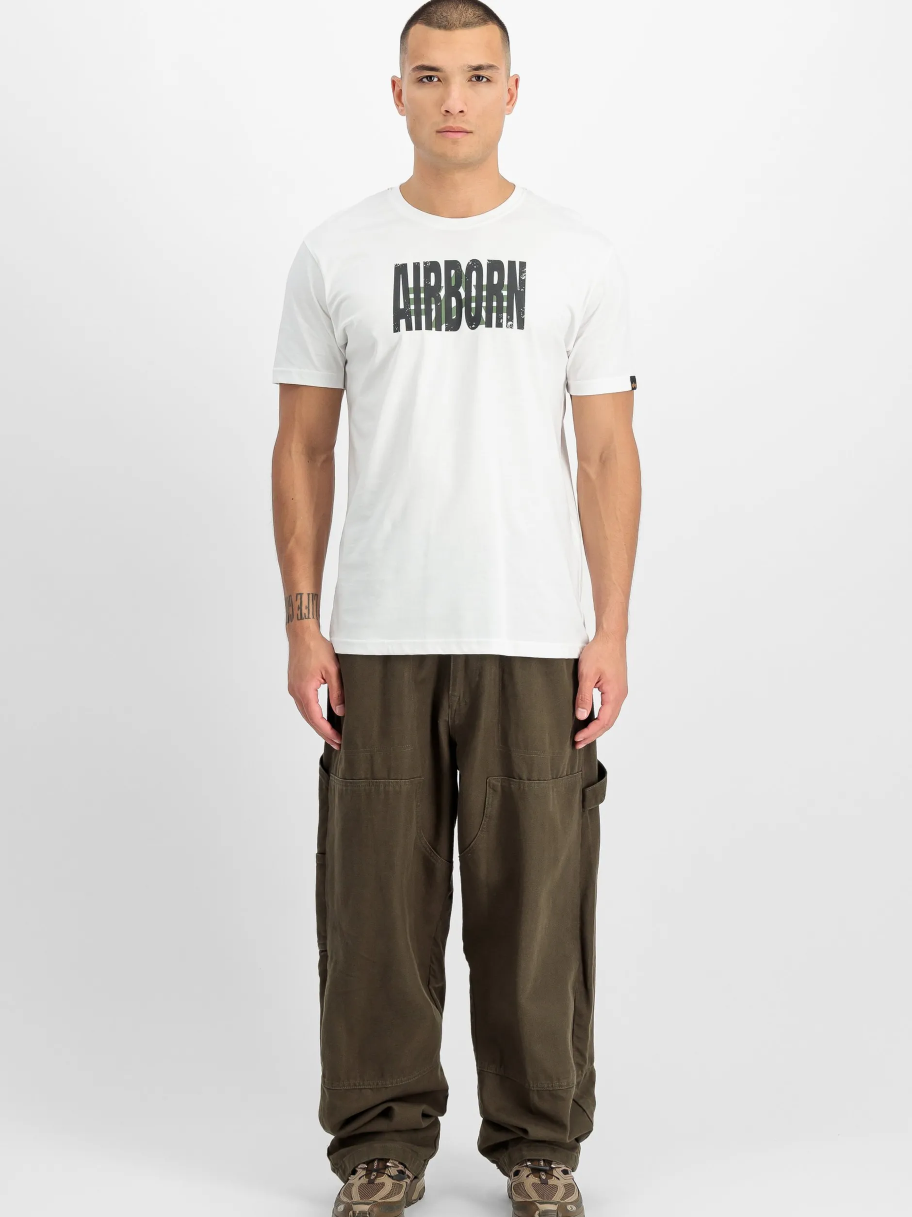 Alpha Industries Herren T-Shirt in weiß