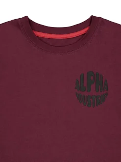 Alpha Industries Kinder T-Shirt in rot