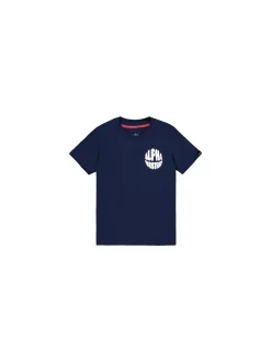 Alpha Industries Kinder T-Shirt in blau