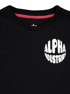 Alpha Industries Kinder T-Shirt in schwarz