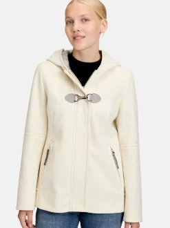 Amber & June Damen Winterjacke in beige