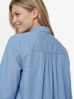 Ambiance Damen Blusenkleid in hellblau - Ärmel: 3/4 Arm