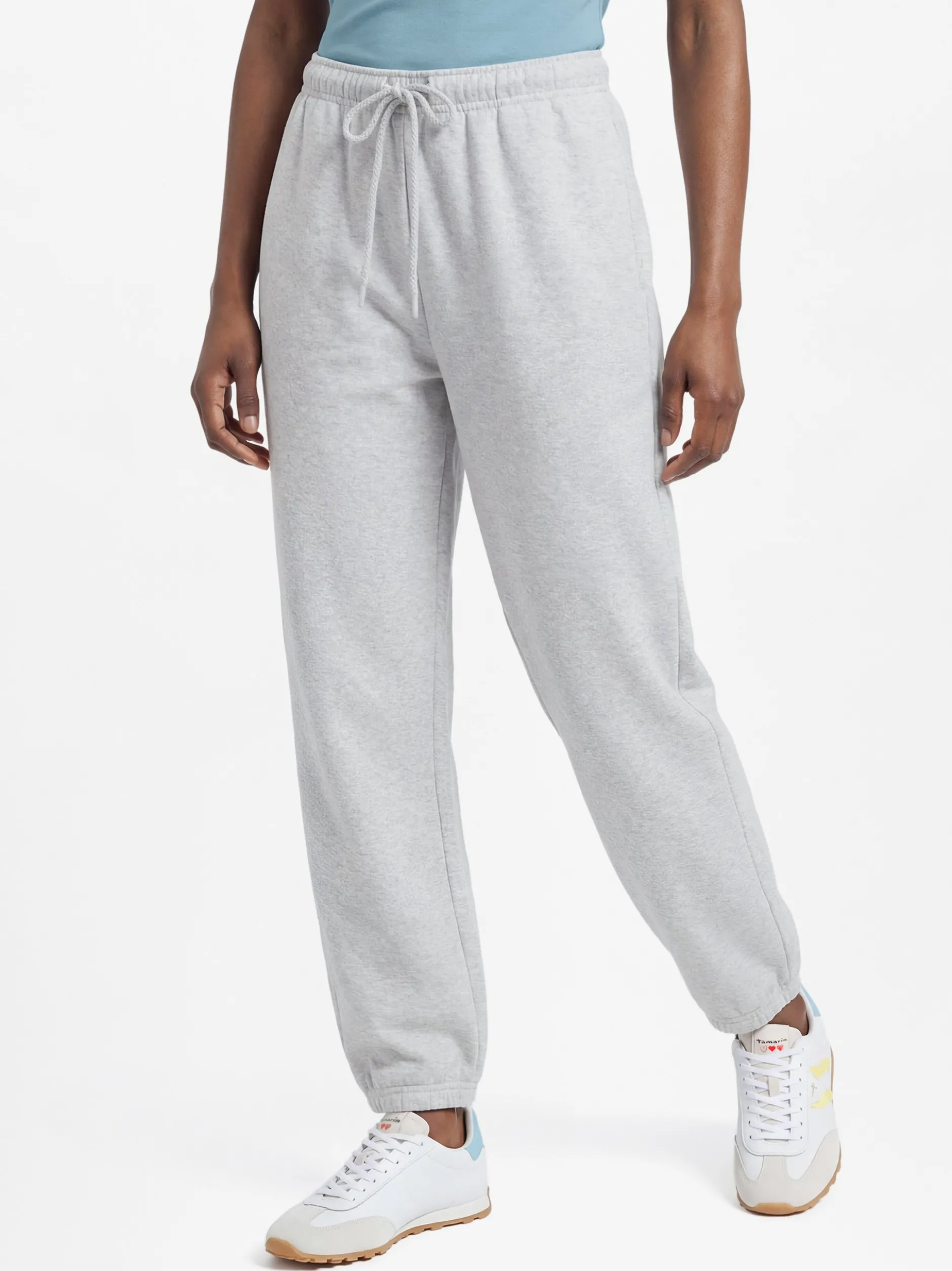 american vintage Damen Jogginghose - Baptown in hellgrau