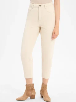 american vintage Damen 5-Pocket-Hose - Tineborow in sand