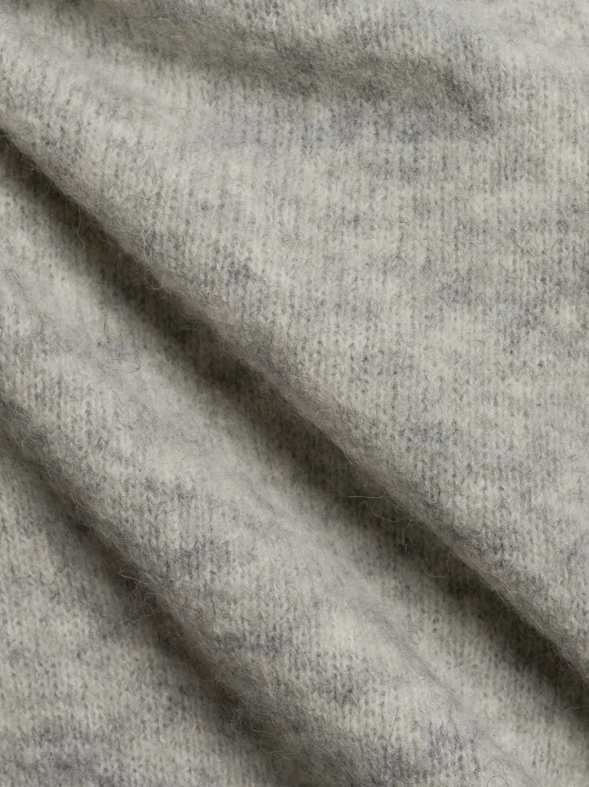 american vintage Damen Strickpullover mit Alpakaanteil - Vito in grau