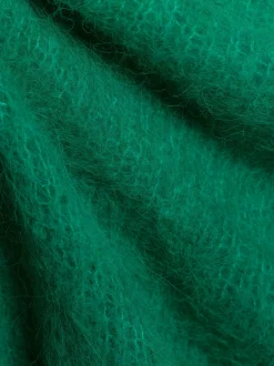 american vintage Damen Strickpullover mit Alpaka-Anteil - Bymi in grün