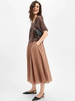 american vintage Damen Strickpullover in schoko