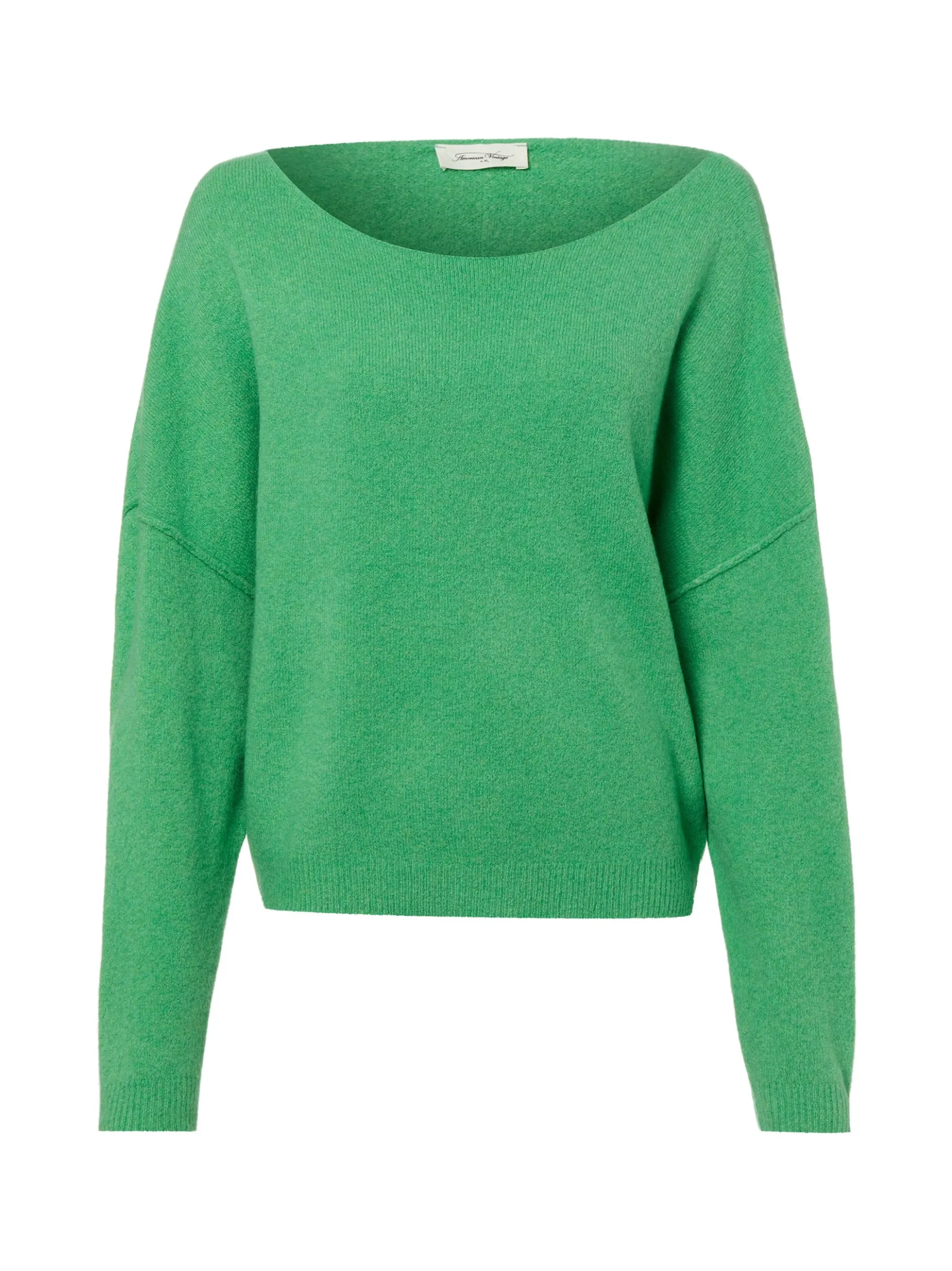 american vintage Damen Strickpullover mit Wollanteil - Damsville in grün